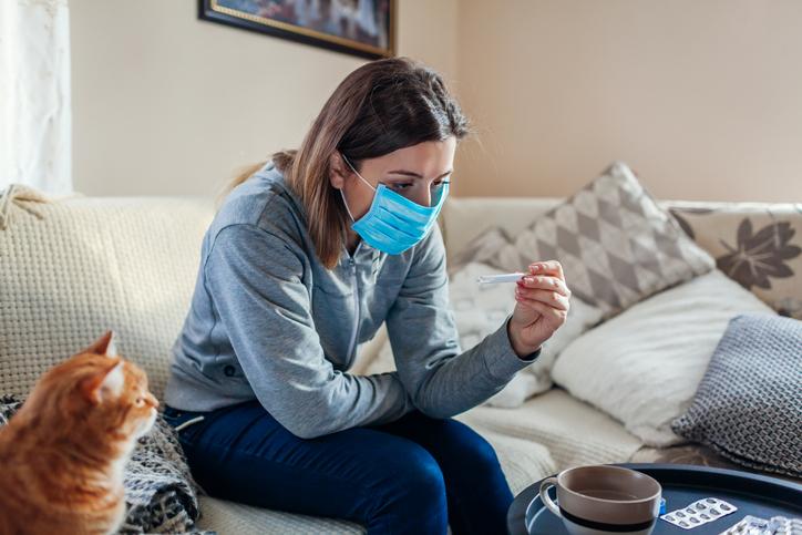 Those living in the home must notify inspectors if they are exhibiting symptoms